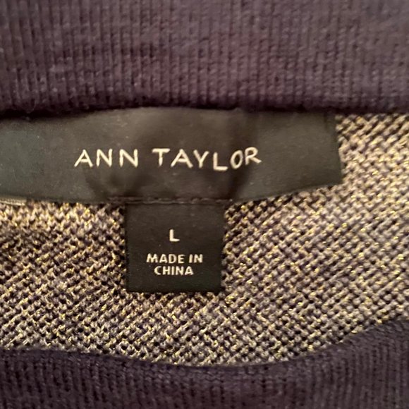 Ann Taylor Graphic Check Print Knitted Matching Set - Picture 6 of 6